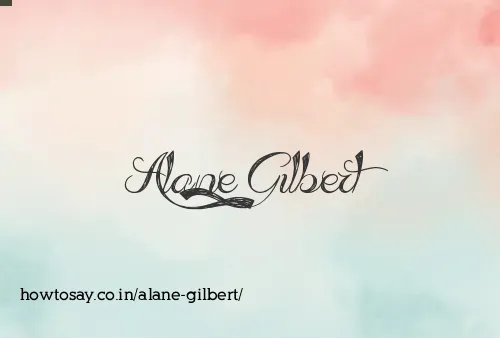 Alane Gilbert