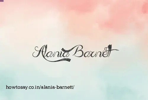 Alania Barnett