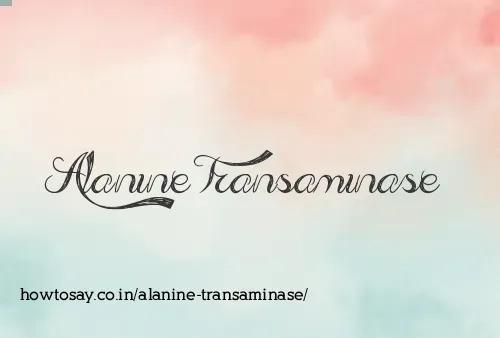 Alanine Transaminase