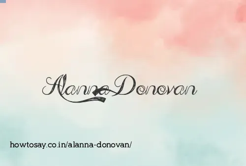 Alanna Donovan