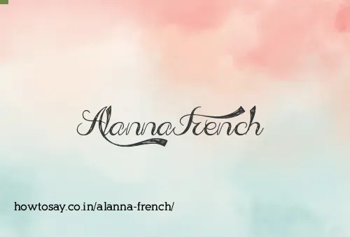 Alanna French