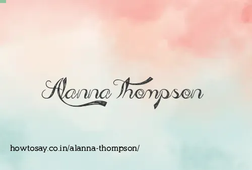 Alanna Thompson