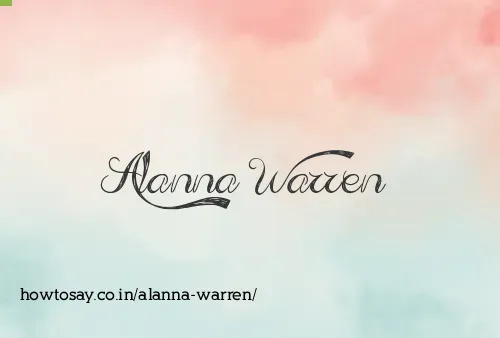 Alanna Warren