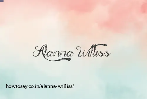 Alanna Williss