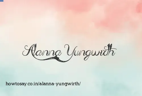 Alanna Yungwirth