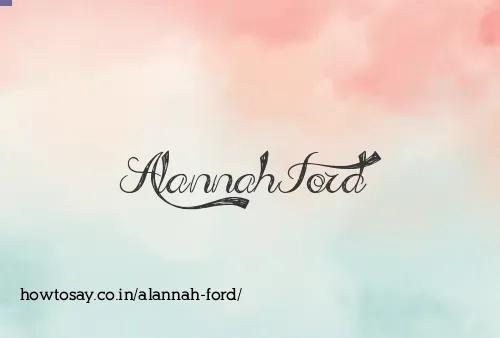 Alannah Ford