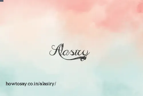 Alasiry