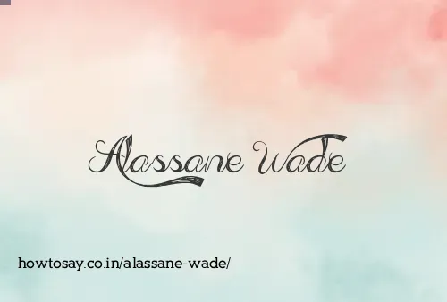 Alassane Wade