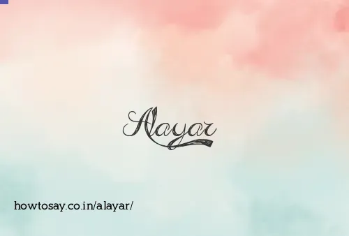 Alayar