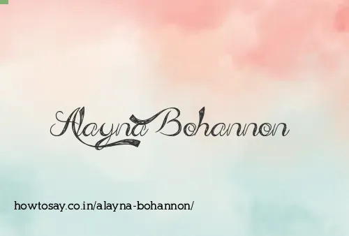 Alayna Bohannon