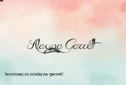 Alayna Garrett
