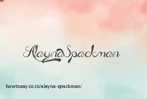 Alayna Spackman