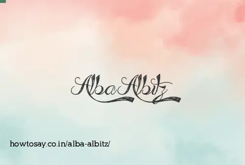 Alba Albitz