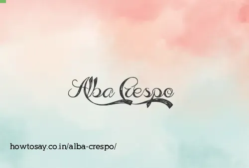 Alba Crespo
