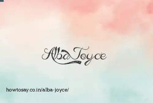 Alba Joyce