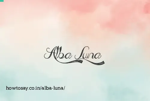 Alba Luna