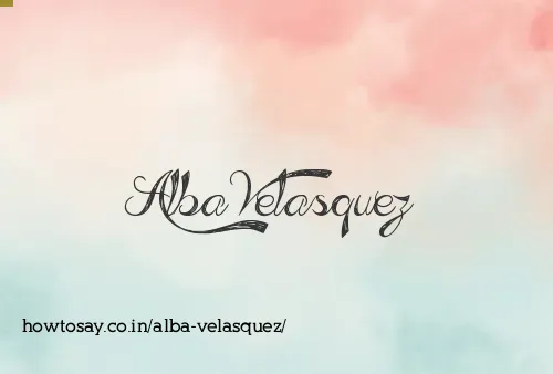 Alba Velasquez