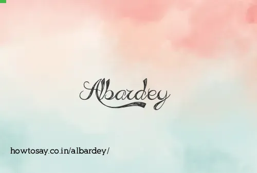 Albardey