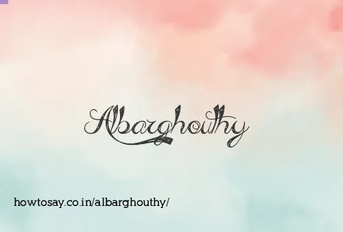 Albarghouthy