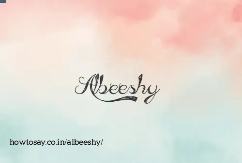 Albeeshy