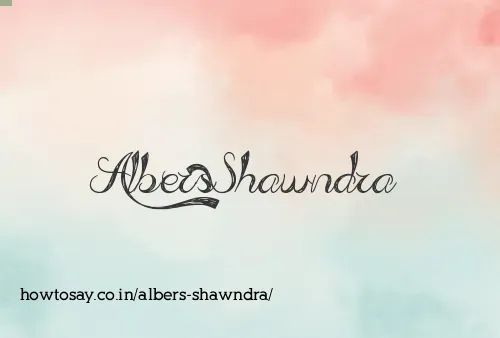 Albers Shawndra