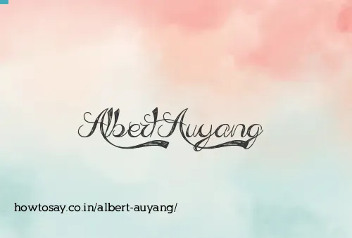 Albert Auyang