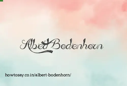 Albert Bodenhorn
