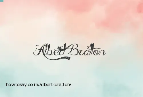 Albert Bratton