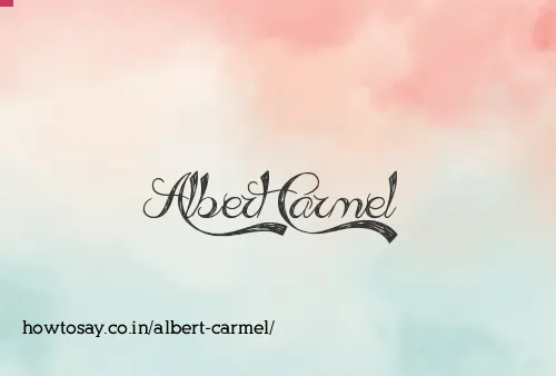 Albert Carmel