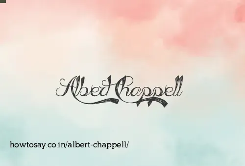 Albert Chappell