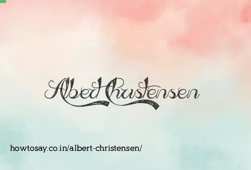 Albert Christensen