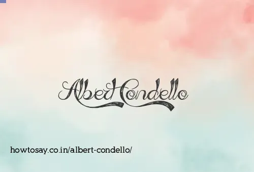 Albert Condello