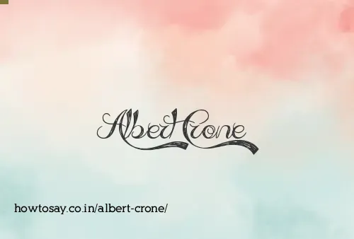 Albert Crone