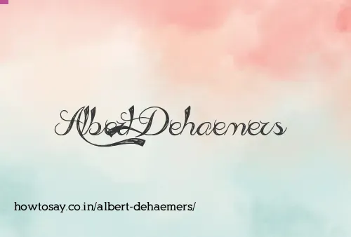 Albert Dehaemers