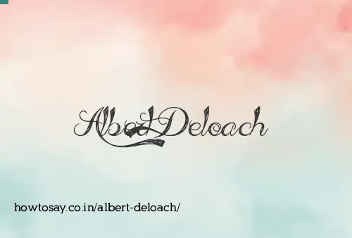 Albert Deloach