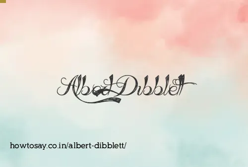 Albert Dibblett