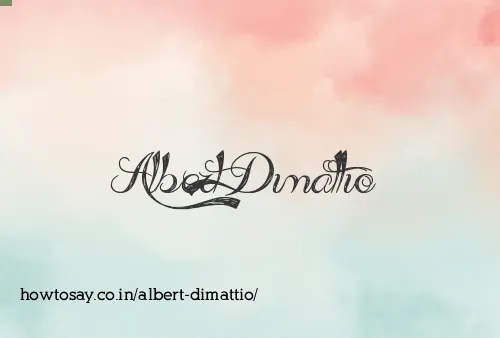 Albert Dimattio