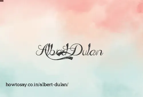 Albert Dulan