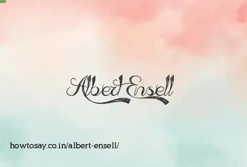 Albert Ensell