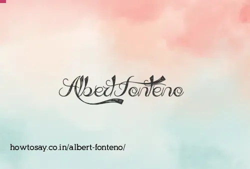 Albert Fonteno