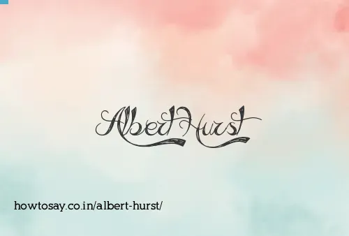 Albert Hurst