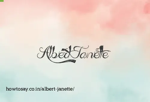 Albert Janette
