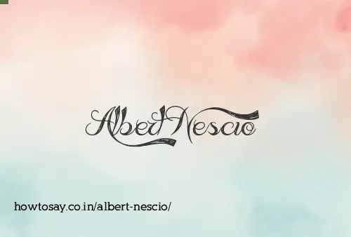 Albert Nescio