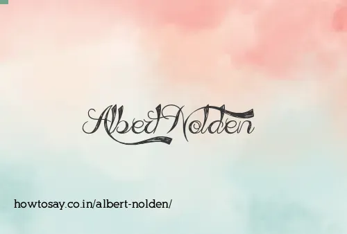 Albert Nolden