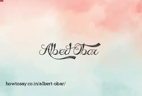 Albert Obar