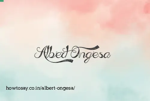 Albert Ongesa