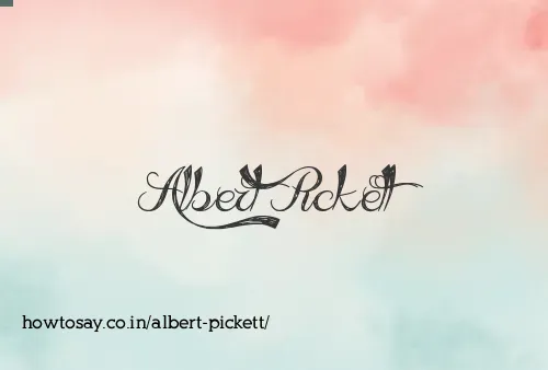 Albert Pickett