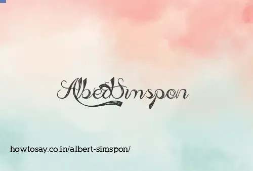 Albert Simspon
