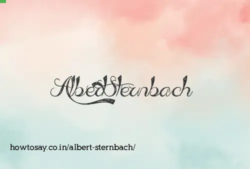 Albert Sternbach