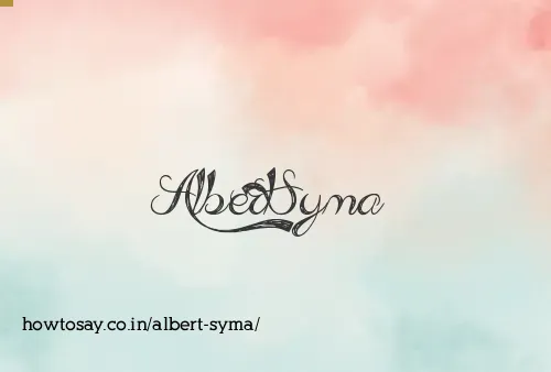 Albert Syma